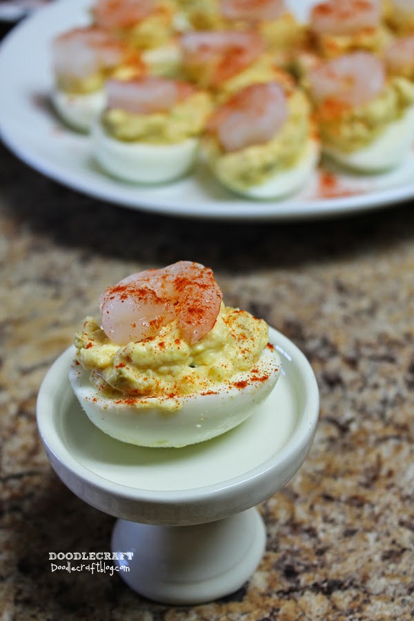 Best Shrimp Deviled Eggs!