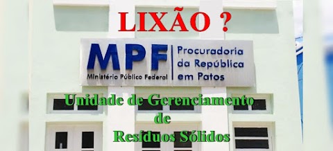 Unidade de Gerenciamento de Resíduos Sólidos, solução apresentada pelo Executivo ao MPF