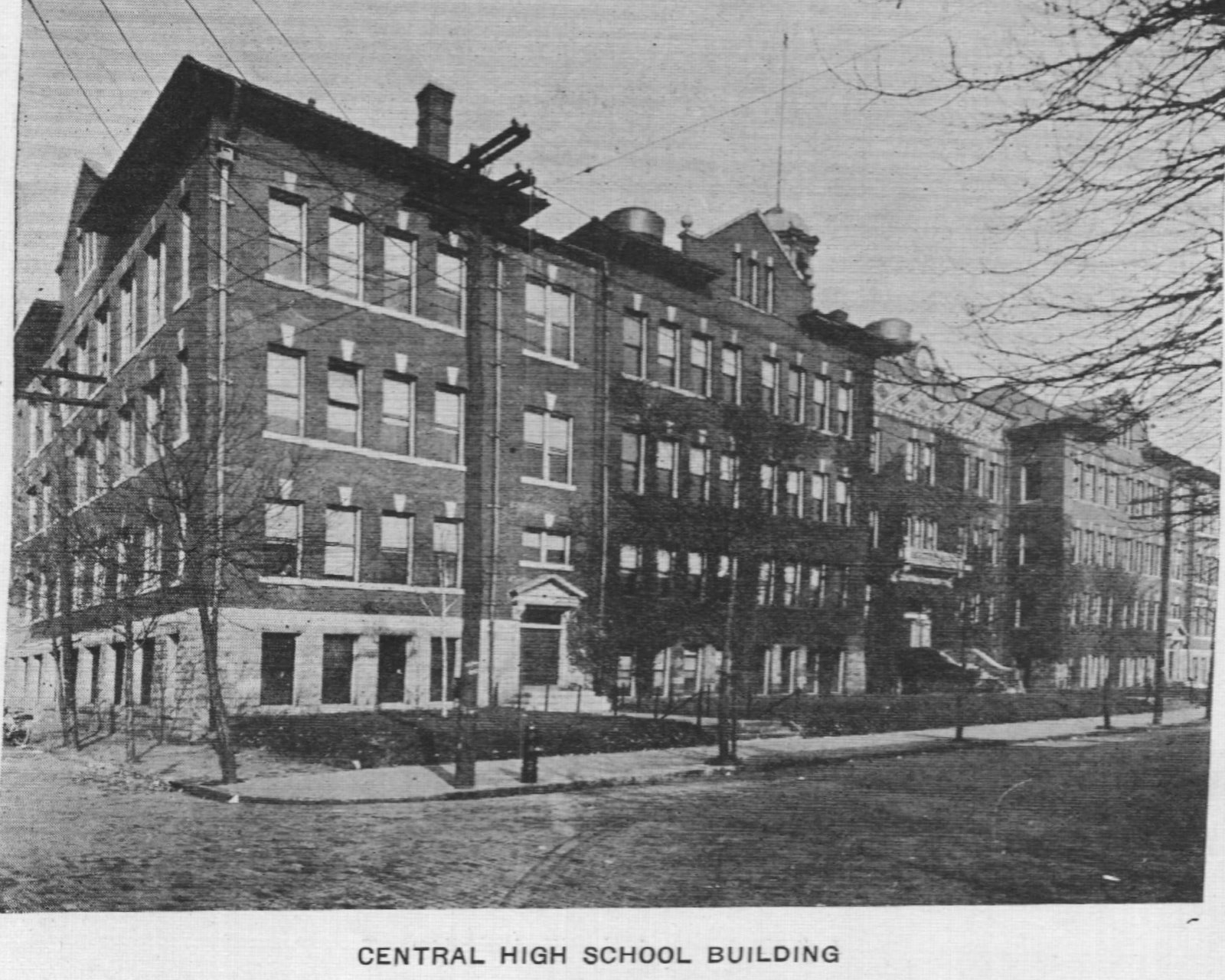 Vintage Johnstown Central High School Building