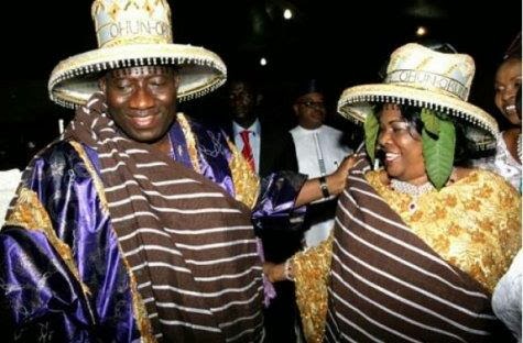president jonathan second wife