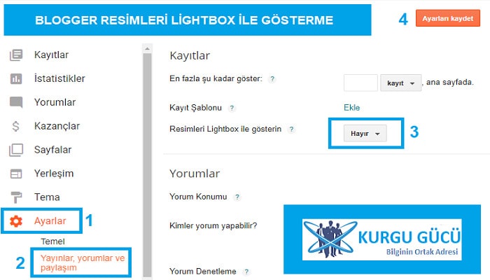 Blogger Resimleri Lightbox ile Gösterme Blogger Resimleri Lightbox ile Gösterme - Kurgu Gücü
