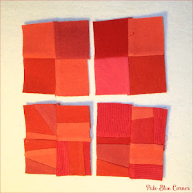 Mini Memory Quilt in Red