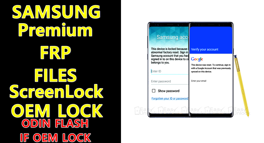 Samsung Remove Lock Screen Frp On Oem On Files Here Direct Link