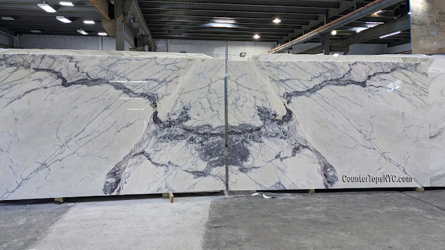 Milas Lilac marble slabs NYC