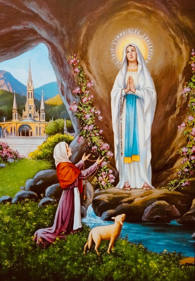 A Catholic Life St. Bernadette and Our Lady of Lourdes