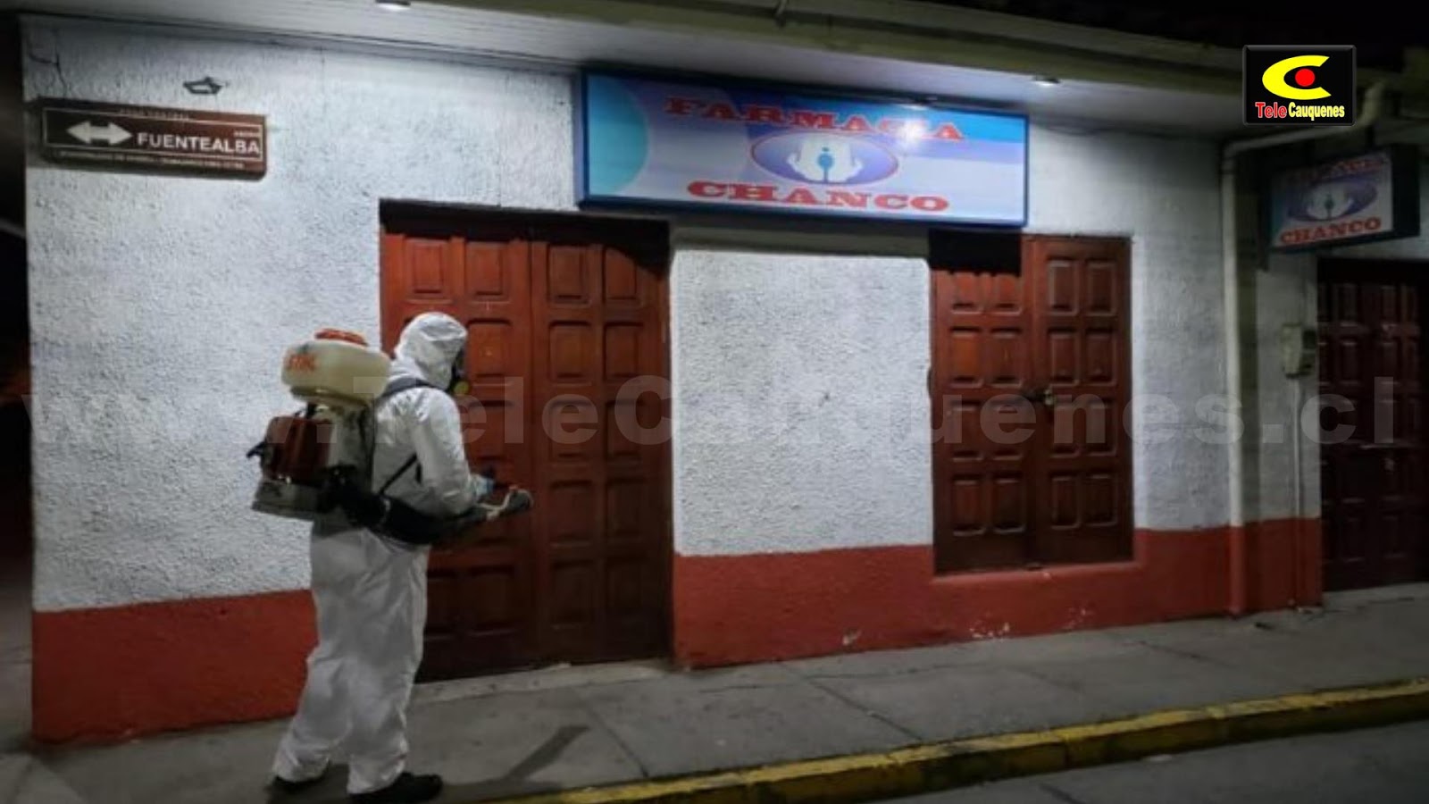 Chanco continúa con sanitización de la comuna telecauquenes