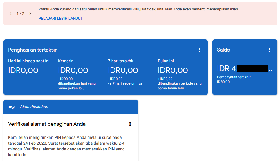 Berapa Kali Request Pin Adsense Kumpulan Tutorial