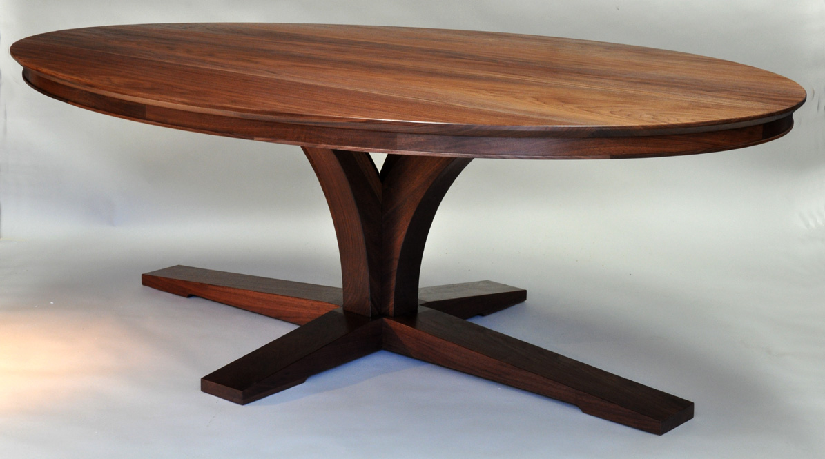 Wooden Dining Room Tables Oval From 2000