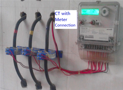 How to connect CT for metering