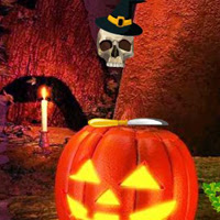 Games2Rule-G2R Golden Halloween Pumpkin Escape