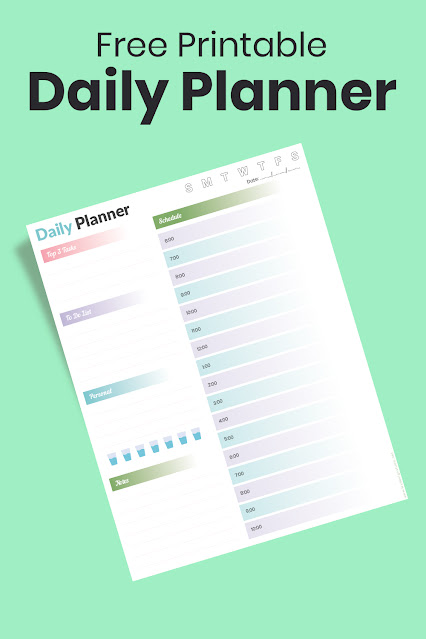 Daily Planner Free Printable