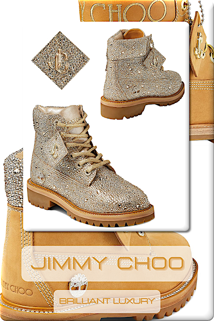 ♦Jimmy Choo Timberland Boot Collection #jimmychoo #shoes #boots #sparkling #brilliantluxury