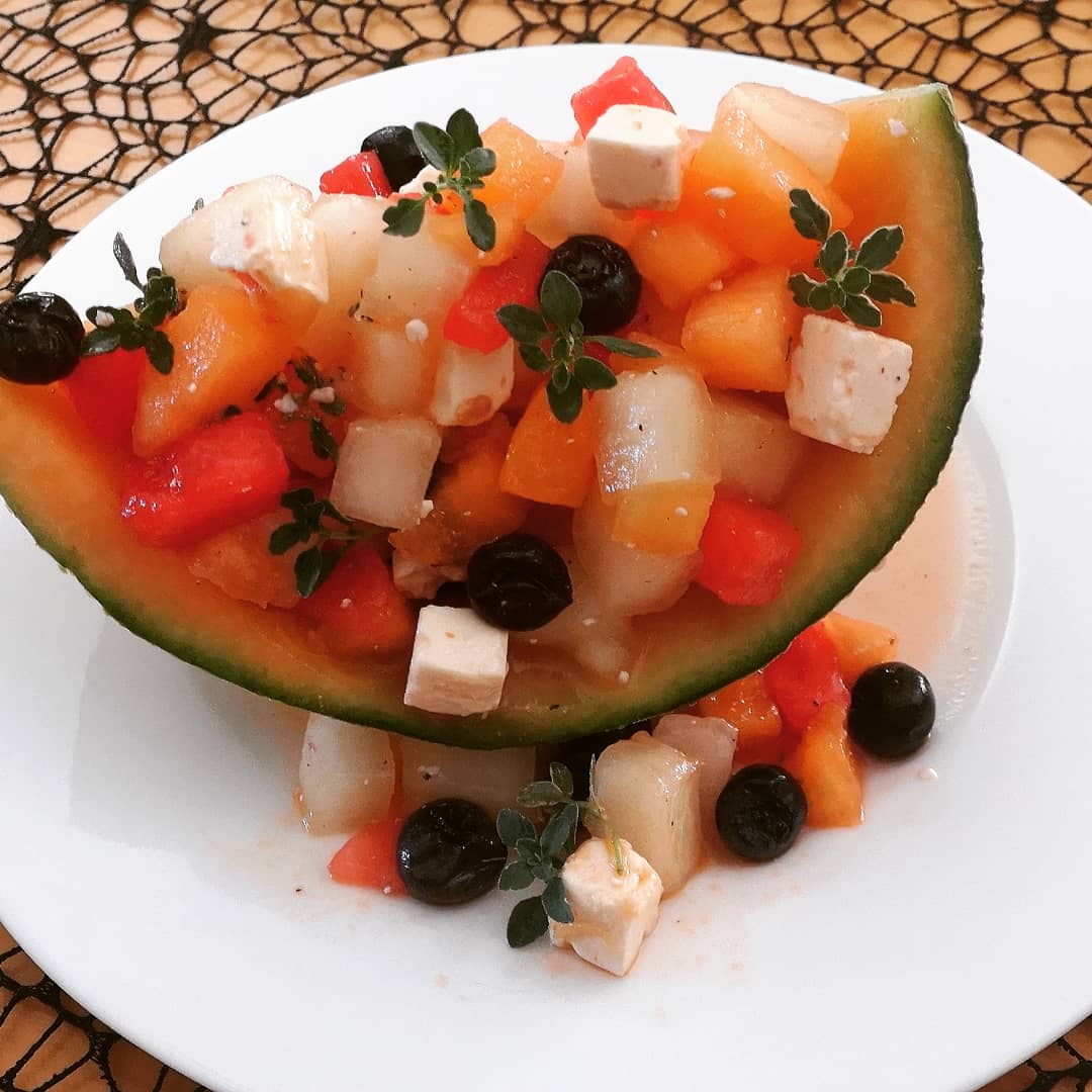 Verboten gut ⚠: Fruchtiger Melonen ~ Salat 🍉