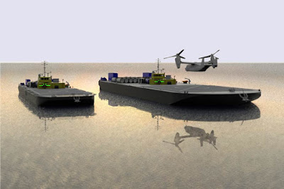 autonomous machines robotics develop dod replenishment vtol refueling amphibious ampp arming projection farp units