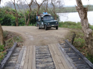 Jeep Safari tour of Kaziranga national park in Assam.