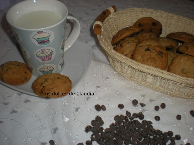 galletas con chips de chocolate