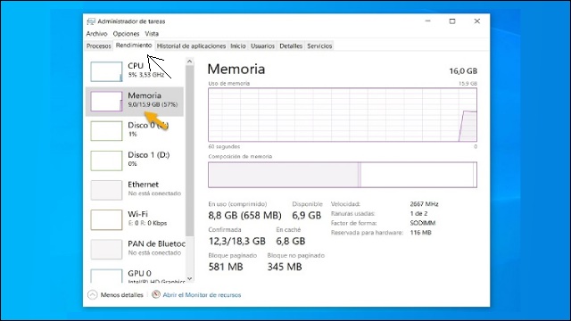 Task Manager - RAM