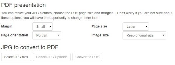Convertir archivo JPG a PDF