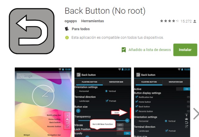 Solución a los botones que no funcionan en Android