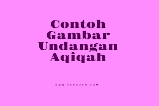 download contoh gambar undangan aqiqah anak