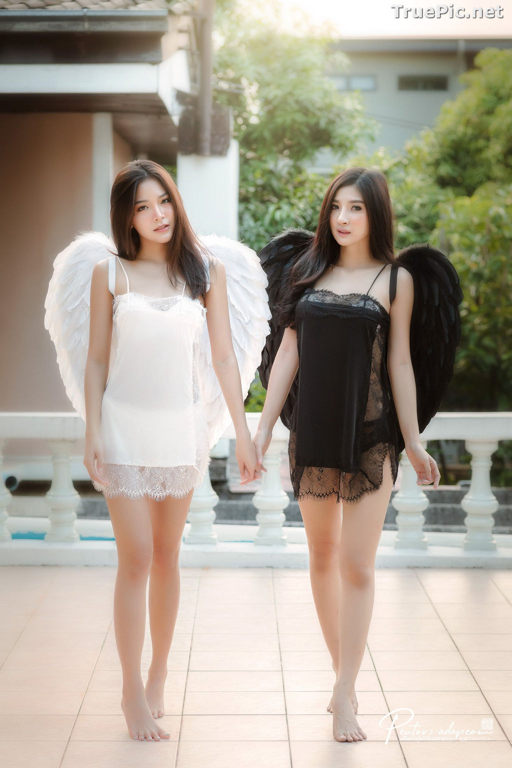 Image Thailand Model - Phitchamol Srijantanet and Pattamaporn Keawkum - Angel and Demon - TruePic.net - Picture-38