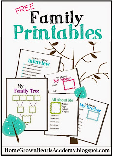 FREE Family Printables