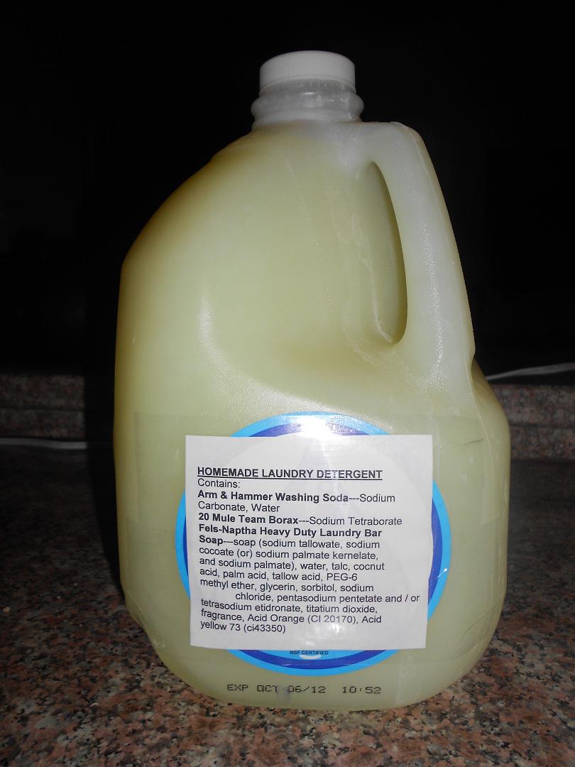 Homemade liquid laundry detergent How to make liquid laundry detergent