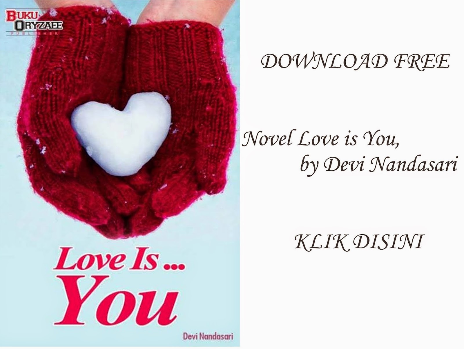 DOWNLOAD NOVEL LOVE IS YOU FREE