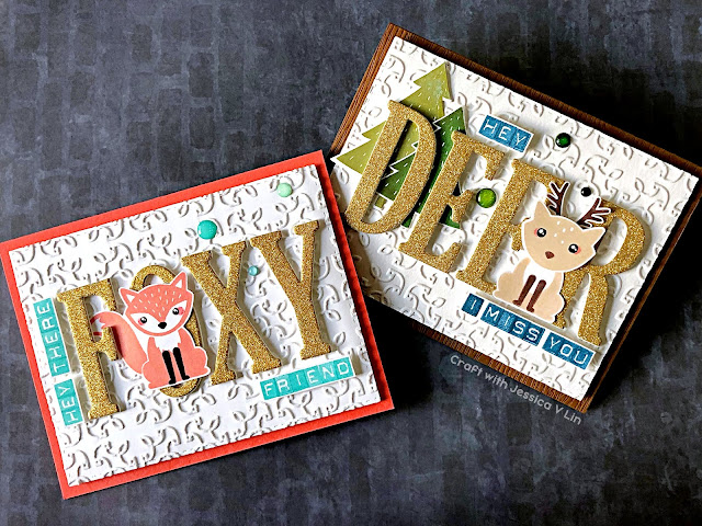 《FOCUS FRIDAY》Build You Own Critters ft. Stampin' Up Foxy Friends & Large Letters