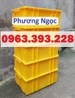 Thùng nhựa công nghiệp, thùng nhựa đặc B3, hộp nhựa đựng đồ cơ khí