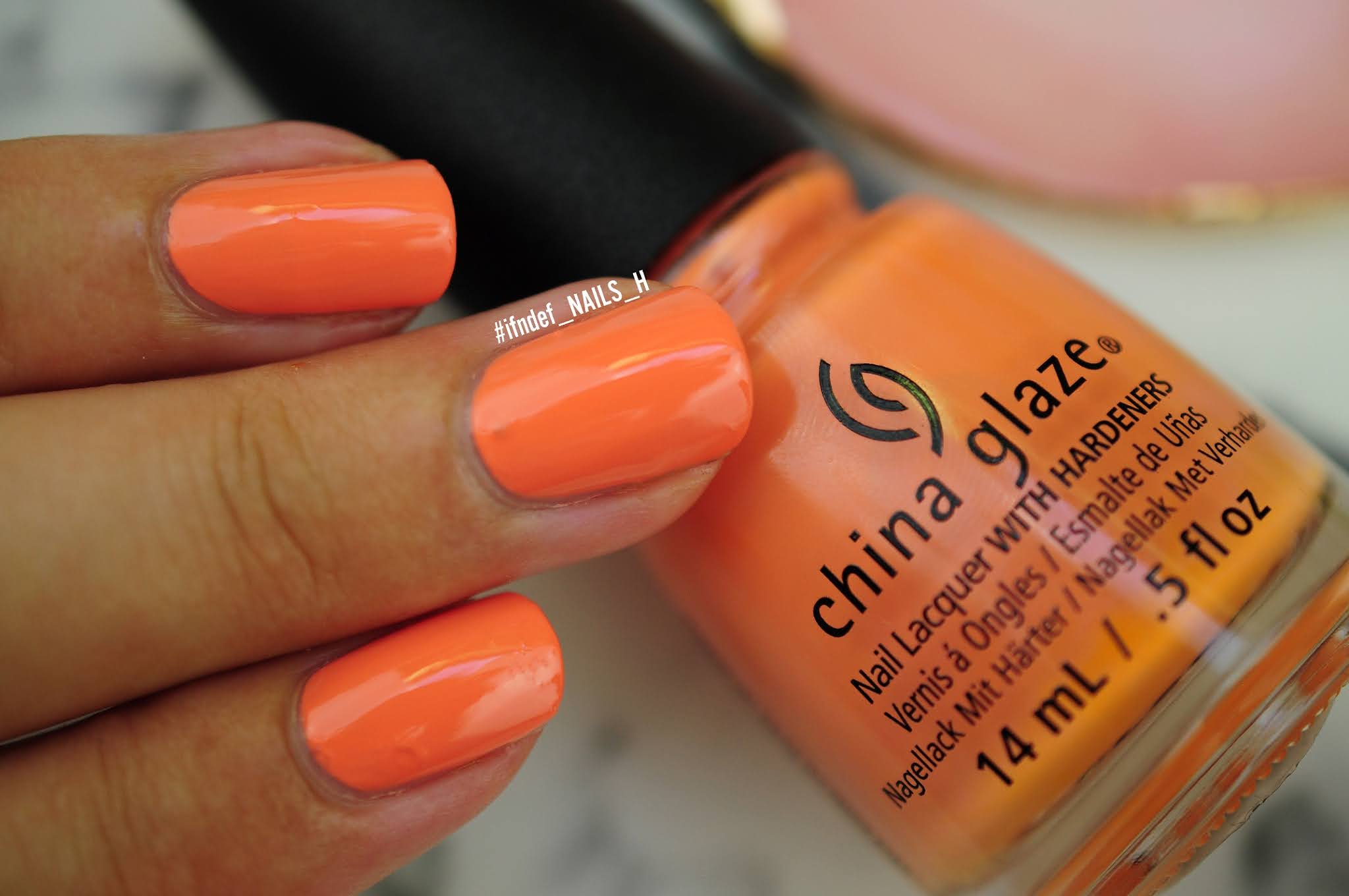 China Glaze Peachy Keen Swatch