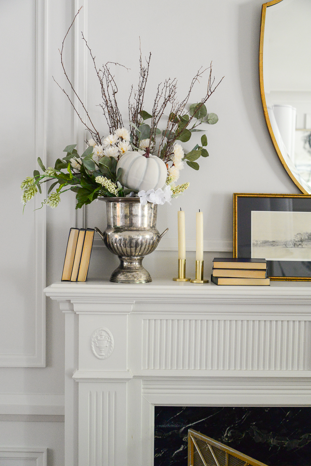 Fall Mantel Decor With Traditional Style Rambling Renovators