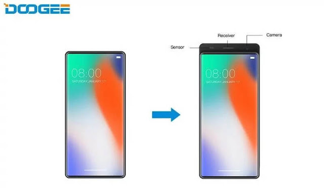 هاتف Doogee Mix 4 أول هاتف في العالم بكاميرا سلفي منزلقة و شاشة جديدة