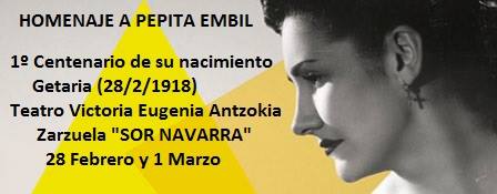 San Sebastián homenajea a Pepita Embil con el reestreno de 'Sor Navarra