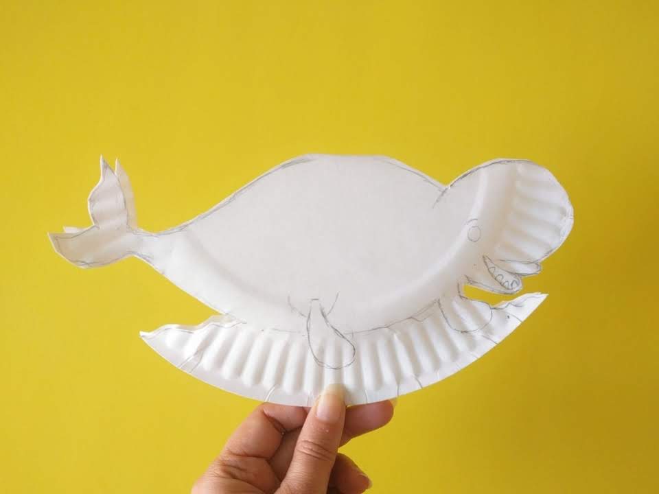 Rocking Beluga Whale Paper Plate Craft for Kids The Joy of Sharing