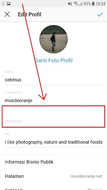 √ Cara Menambahkan Link Di Bio Instagram Dengan Cepat - musdeoranje.net