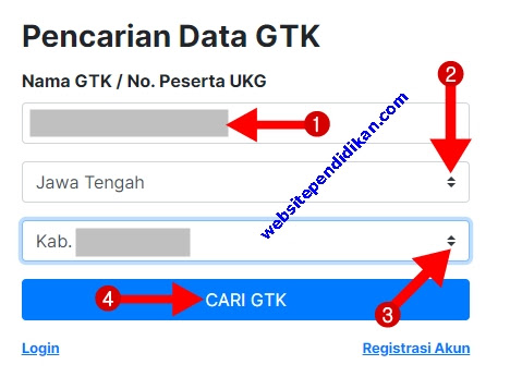 Cara Cek Mencari Nuptk Yang Lupa Hilang Secara Online Berdasarkan Nama Website Pendidikan