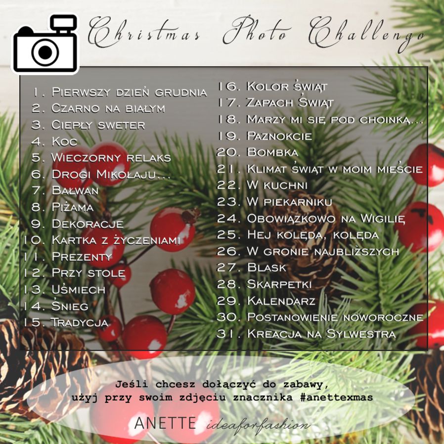 NIE MIERZ INNYCH SWOJĄ MIARĄ, CHRISTMAS PHOTO CHALLENGE i INSTA MIX