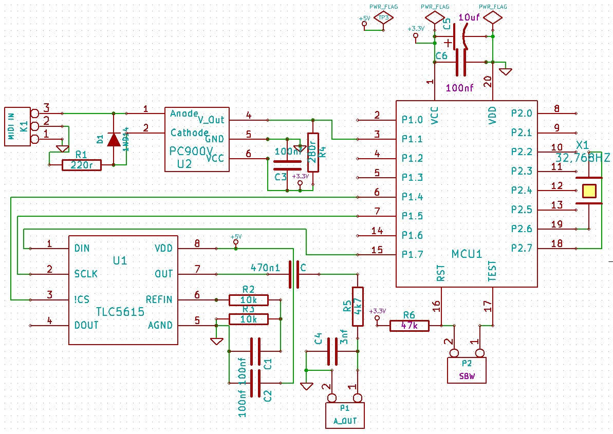 Sound Of Silicon: 16 Voice MSP430 Synth