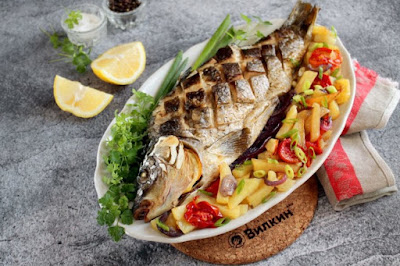Запеканка из карпа с овощами Запеканка из карпа с овощами