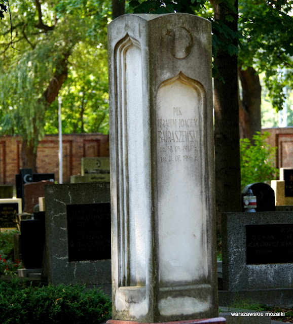 Warszawa Wola cmentarz Tatarska groby nagrobki muzułmanin