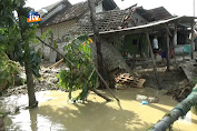 Banjir Surut, Jalan Pantura Hingga Rumah Warga Rusak