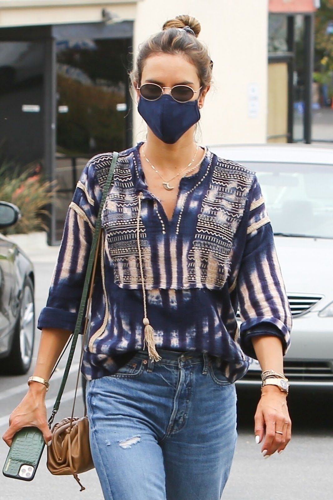 Alessandra Ambrosio Spotted While Leaving a Spa in Los Angeles 16 Jun -2020