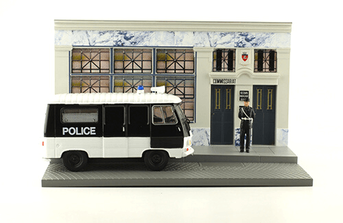 les plus beaux véhicules utilitaires, peugeot j7 1:43 El agente de policía