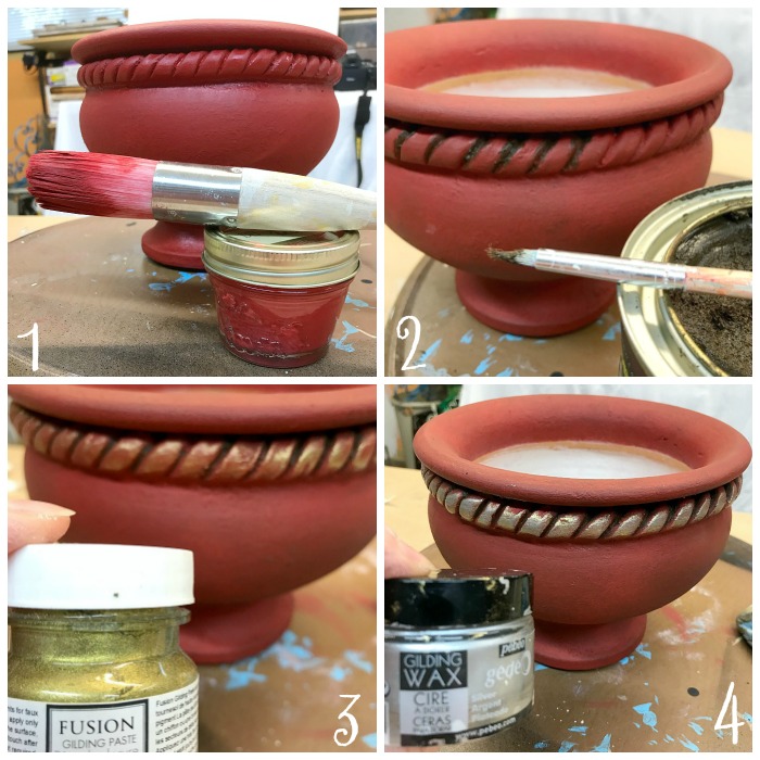 4 Easy Steps To Upcycle A Clay Pot Tabletop Tree Stand