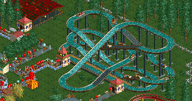 Rollercoaster Tycoon 2 player builds track that will outlast the universe