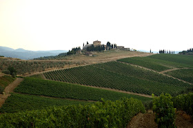 A typical landscape in Tuscany's Chianti region