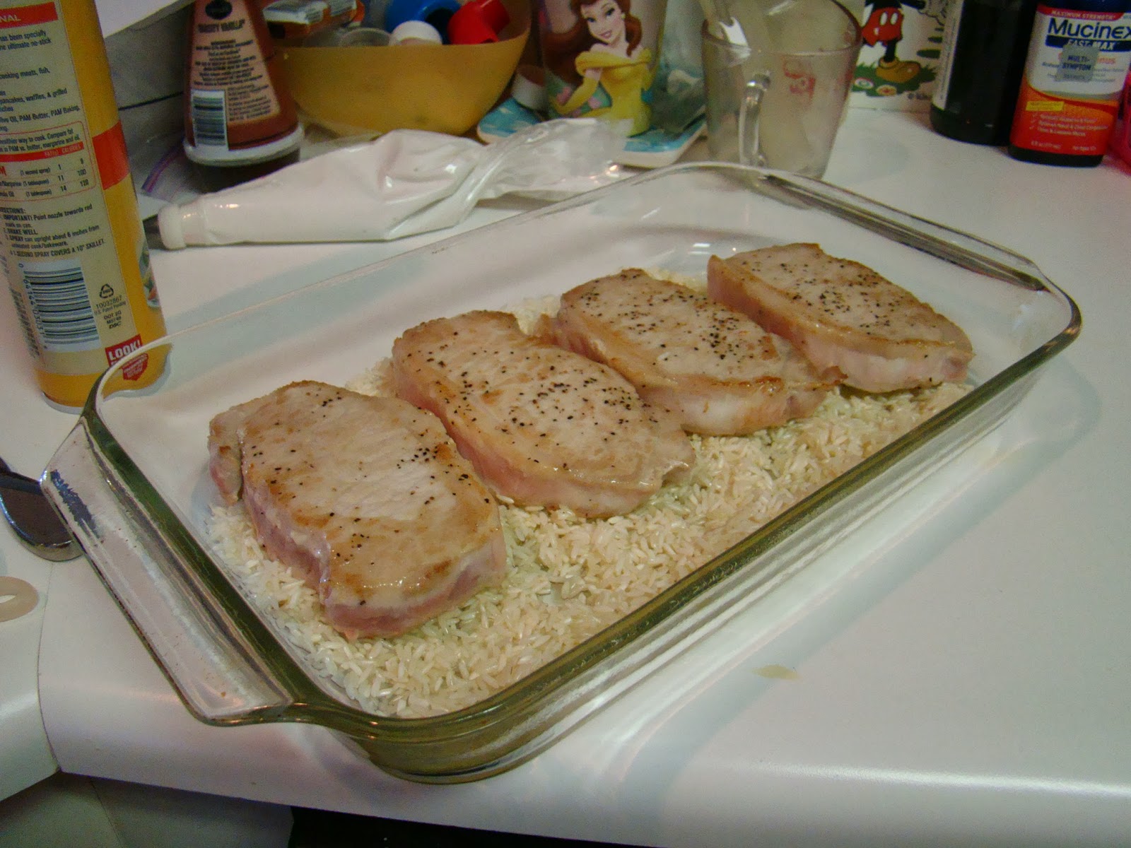 Dinner with the Grobmyers Trisha Yearwood's Pork Chops and Rice