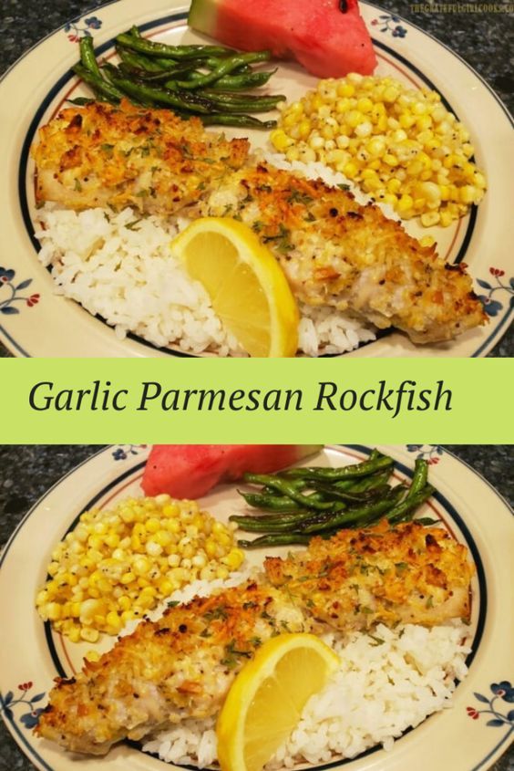 GARLIC PARMESAN ROCKFISH