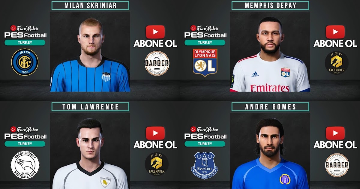 PES 2021 Facepack Vol 3 by PES Football Turkey ~ PESNewupdate.com